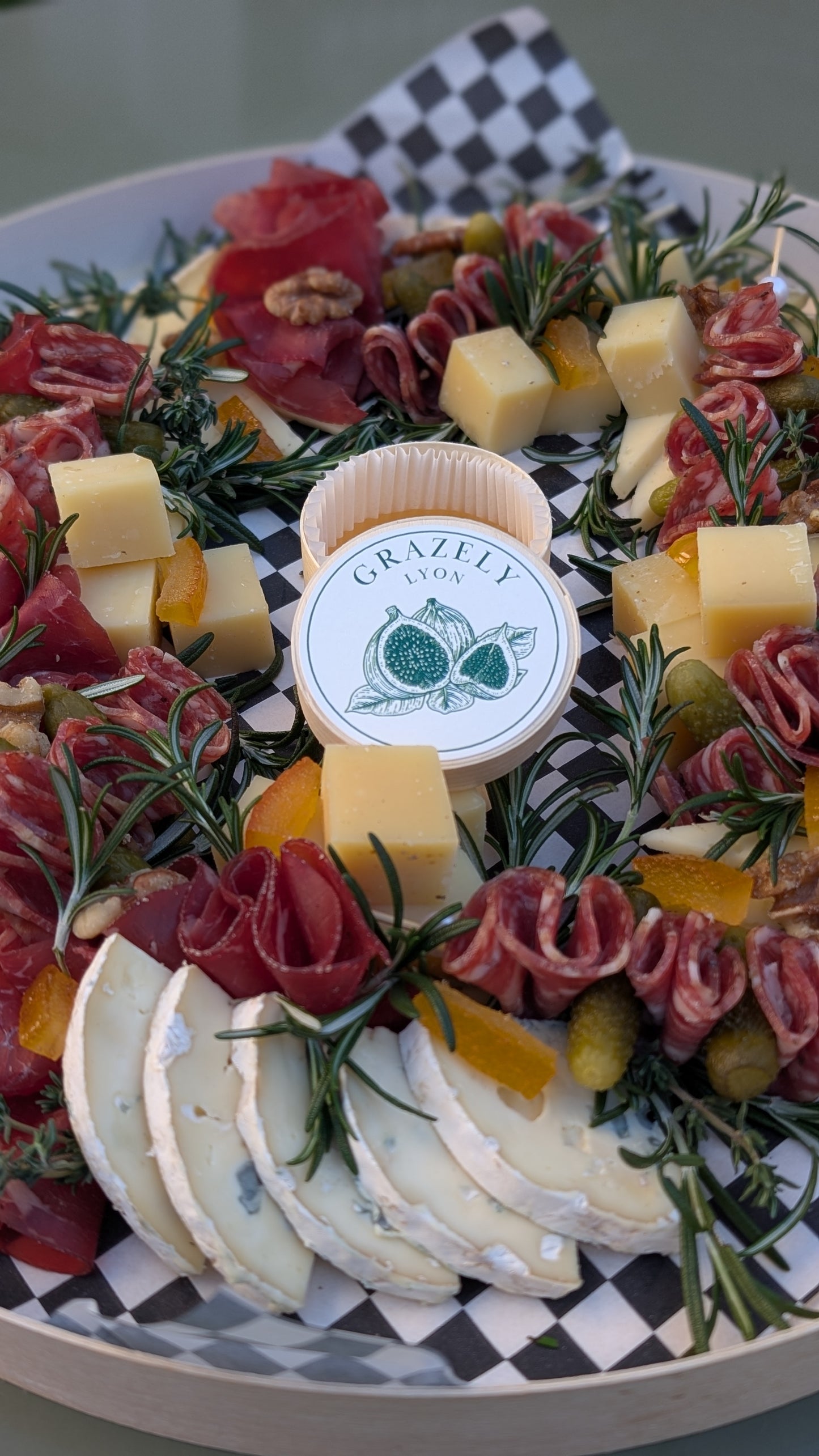 Couronne apéritive de Noël