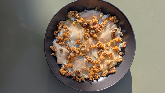 Crème de Roquefort - Noix - Poires - Pain d'épices