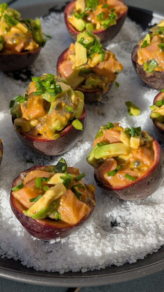 Tartare de Saumon au Fruit de la Passion