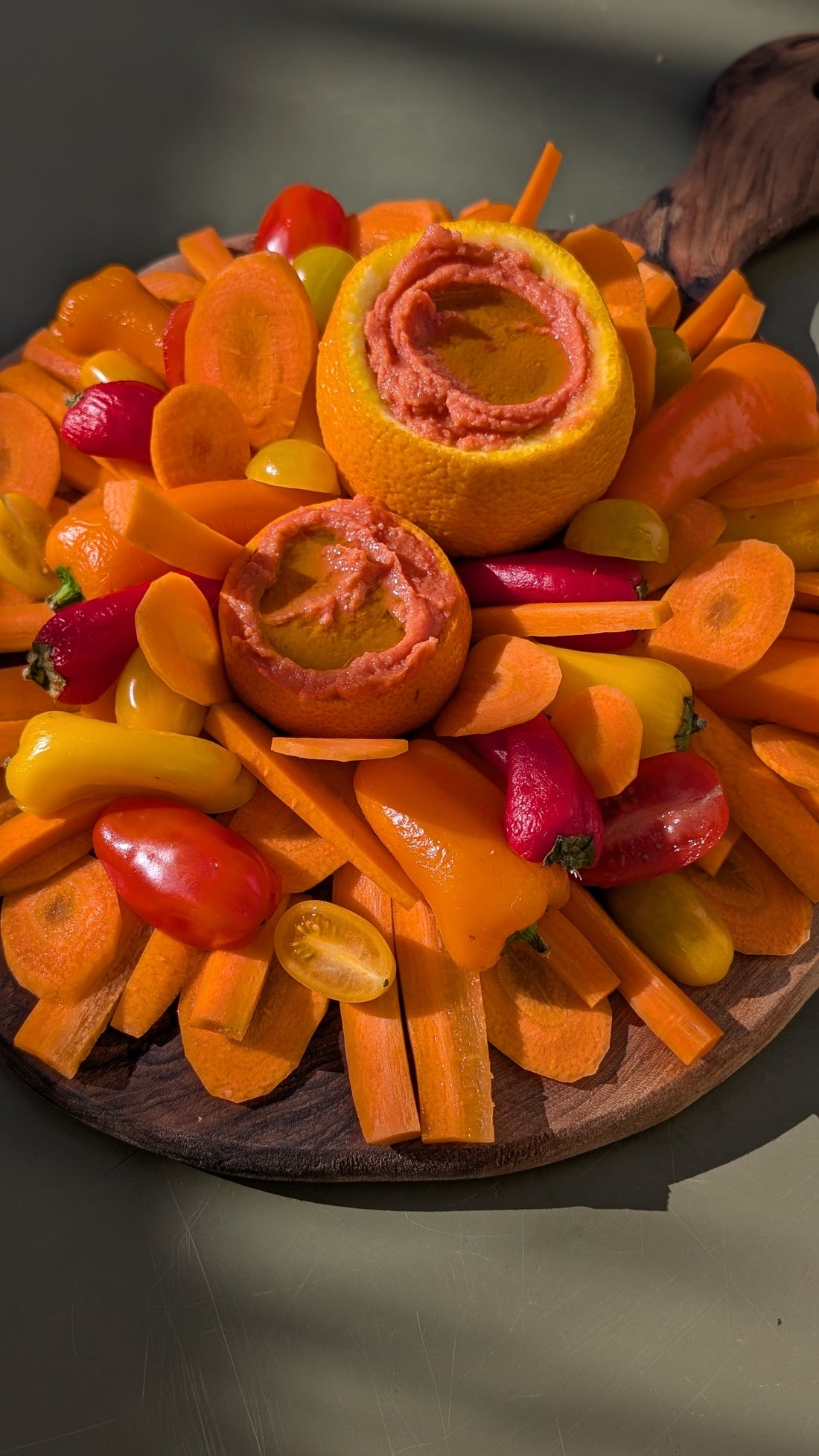 Liste de courses - Planche orange