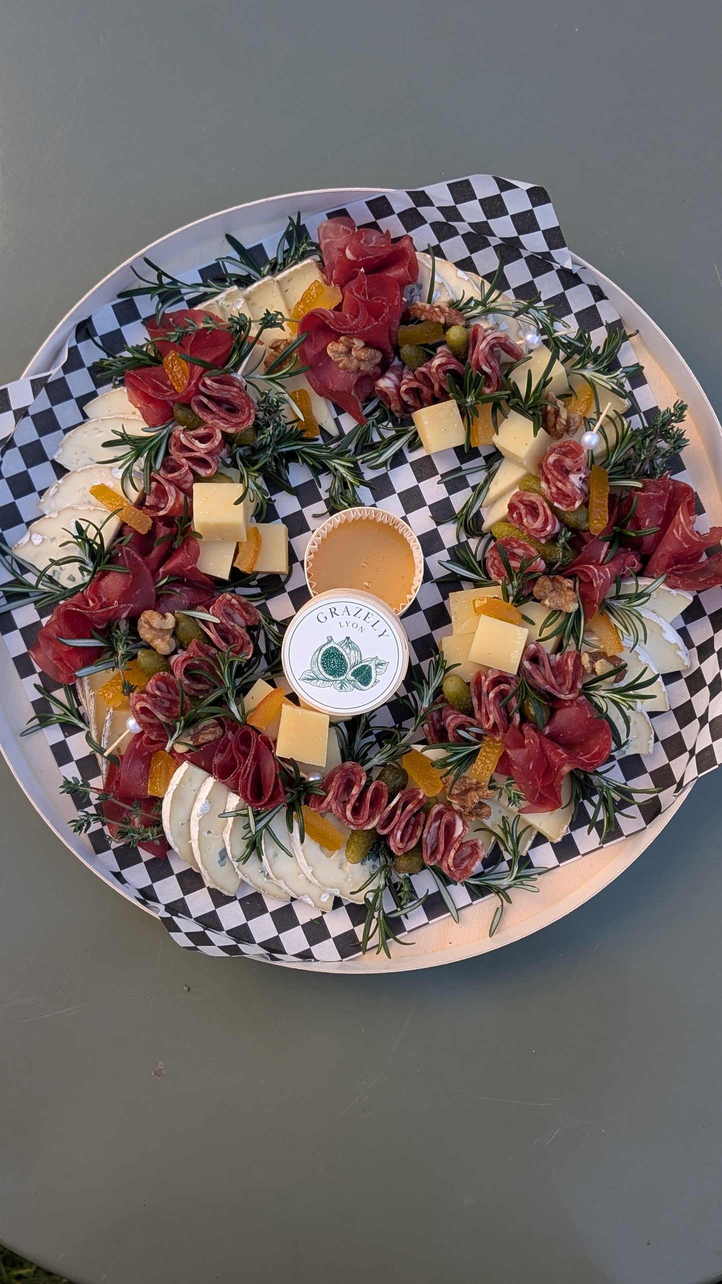 Couronne apéritive de Noël